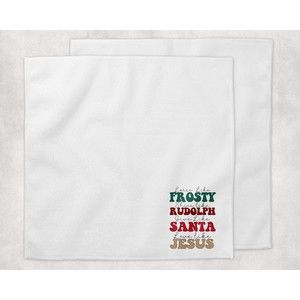 Rudolph Love Like Jesus Christmas Hand Towel